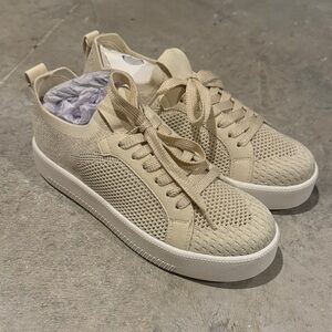 Women's Cream Sneakers